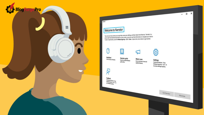 Turn on screen reader support